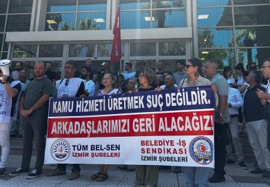 BELEDİYELERE YÖNELİK OPERASYONLARA VE ARKADAŞLARIMIZIN TUTUKLANMASINA KARŞI BASIN AÇIKLAMASI GERÇEKLEŞTİRDİK